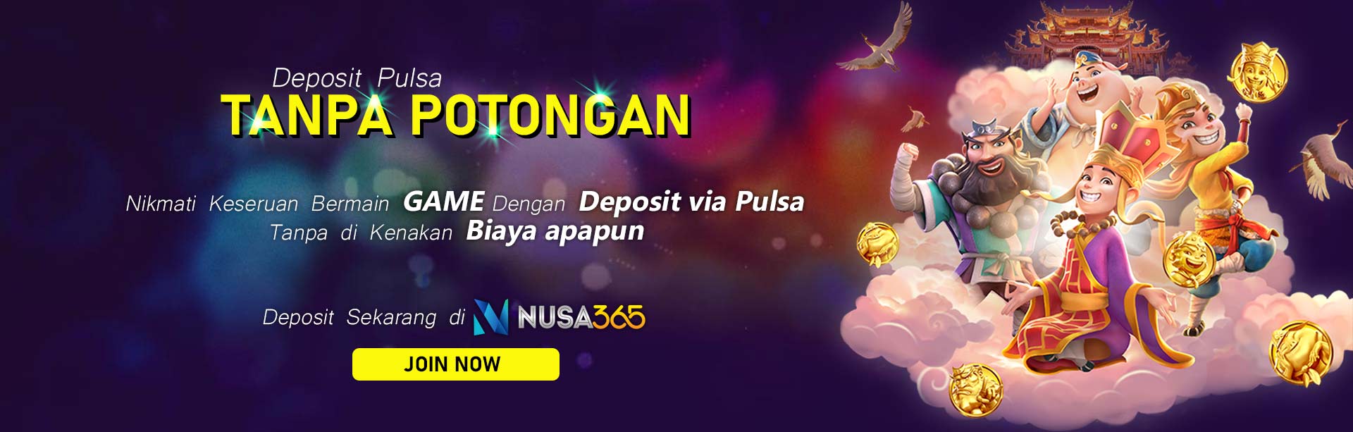 DEPOSIT PULSA TANPA POTONGAN