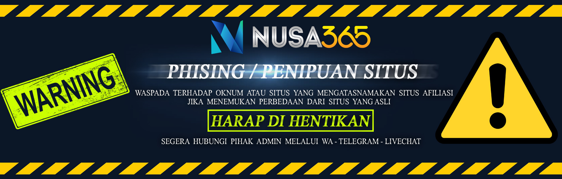 WASPADA PHISING / PENIPUAN SITUS