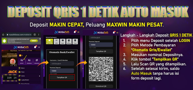 DEPOSIT QRIS NUSA365